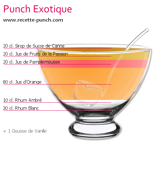 Cocktail PUNCH EXOTIQUE