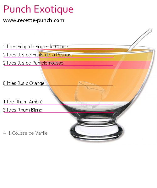 Cocktail PUNCH EXOTIQUE