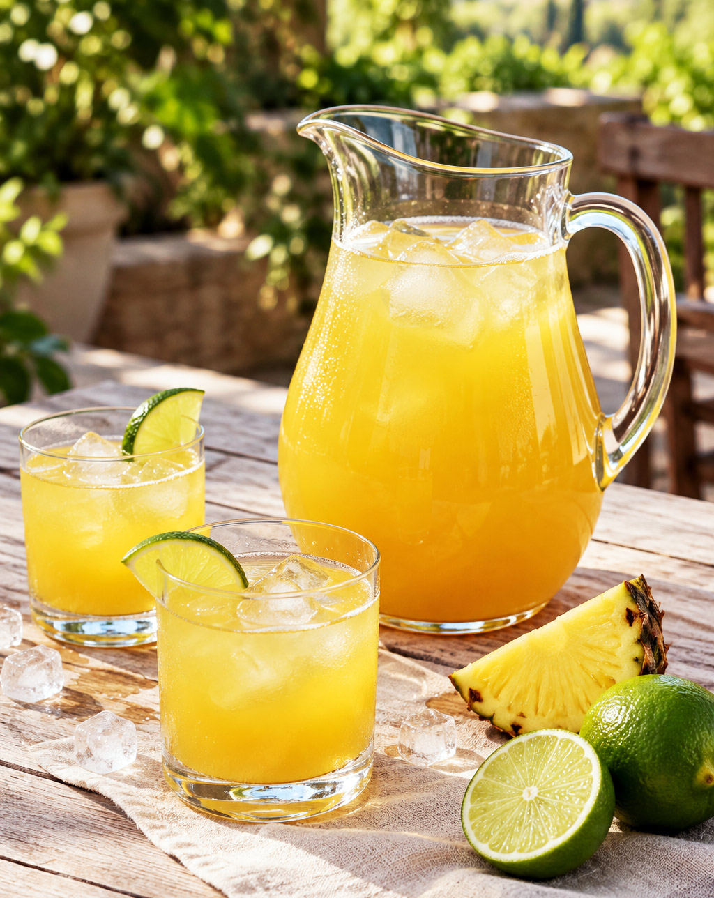Punch ananas et citron vert