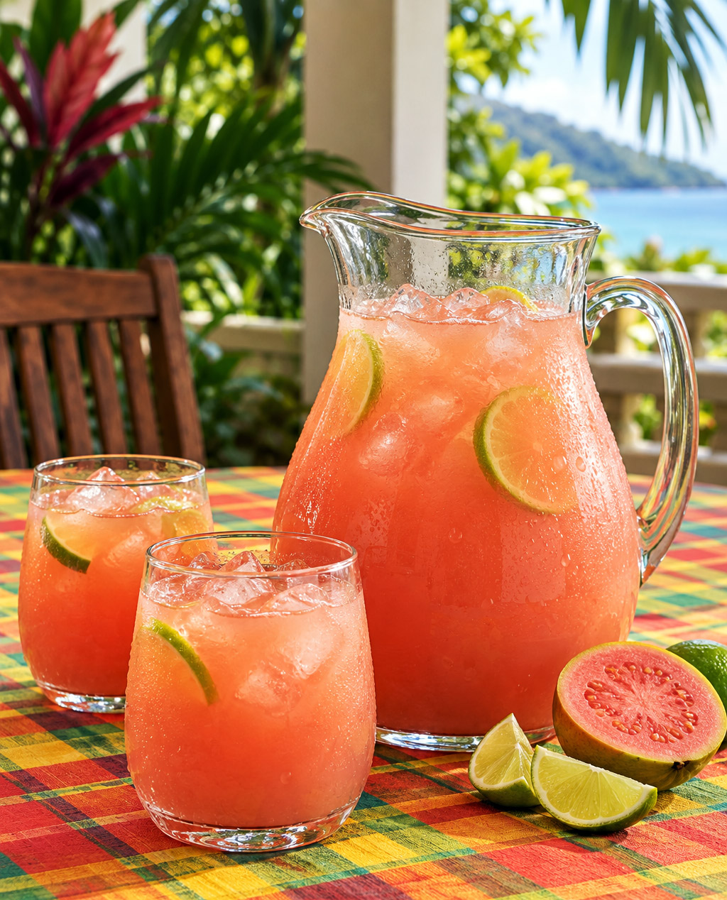 Punch goyave citron vert sans alcool