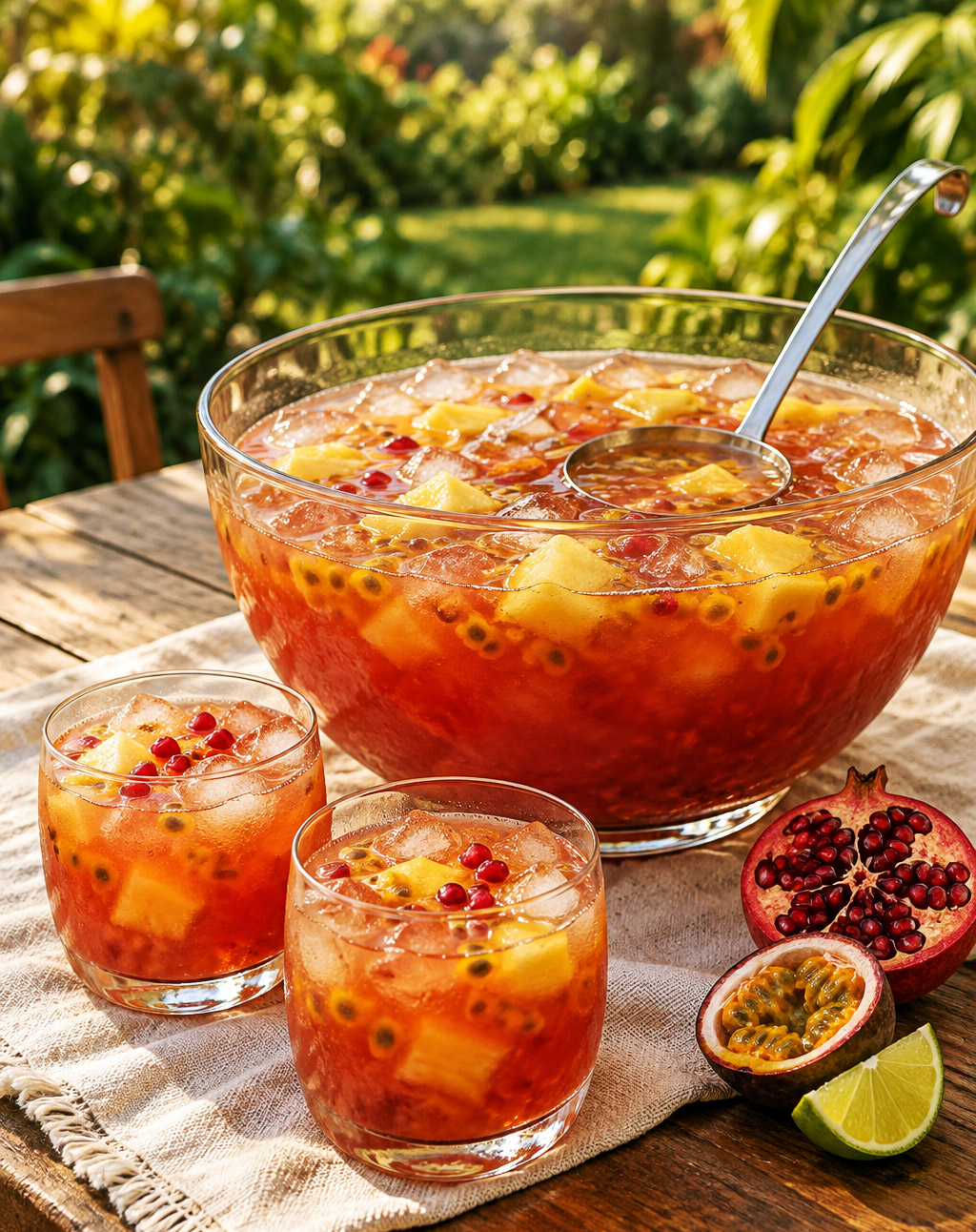 Punch grenade passion au rhum