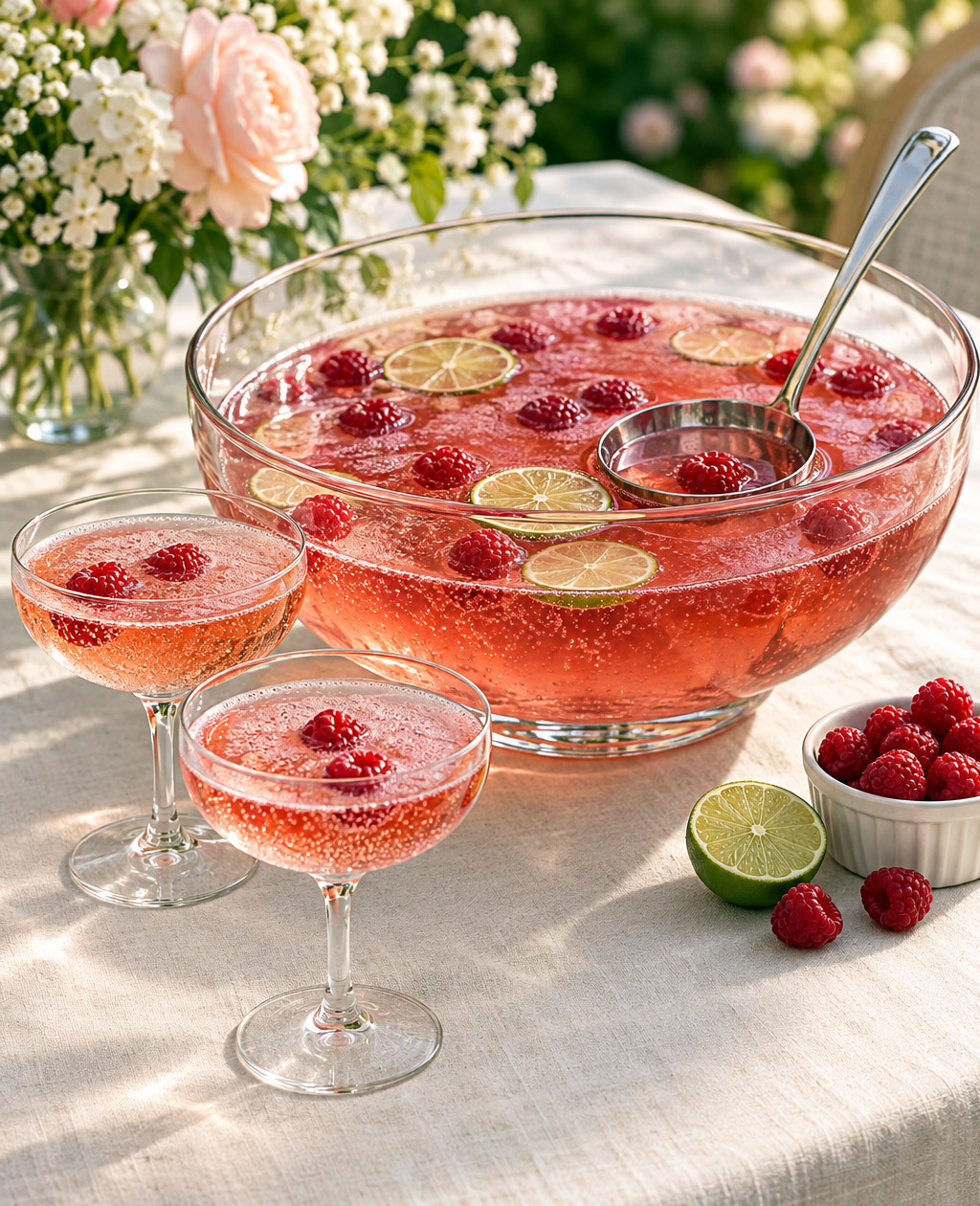 Soupe champenoise framboise