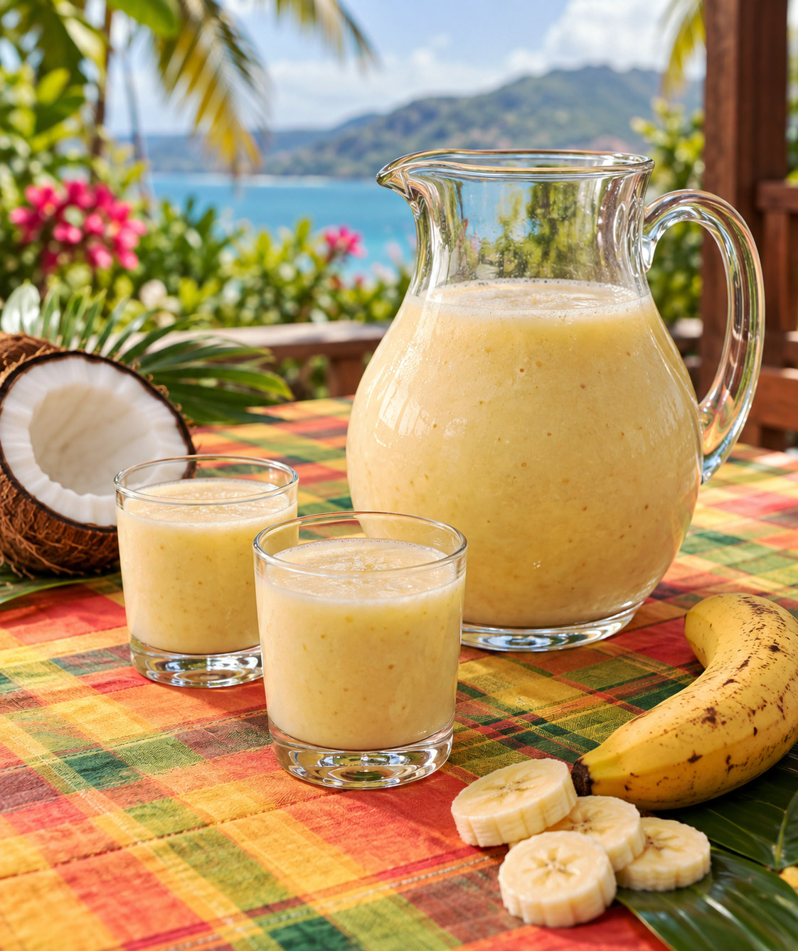 Punch banane coco