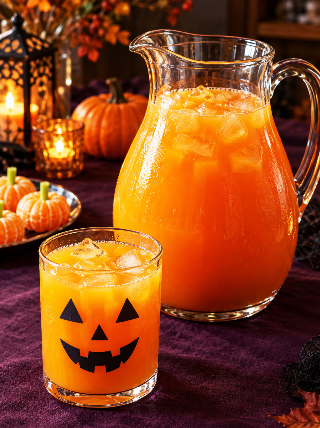 Punch citrouille halloween sans alcool